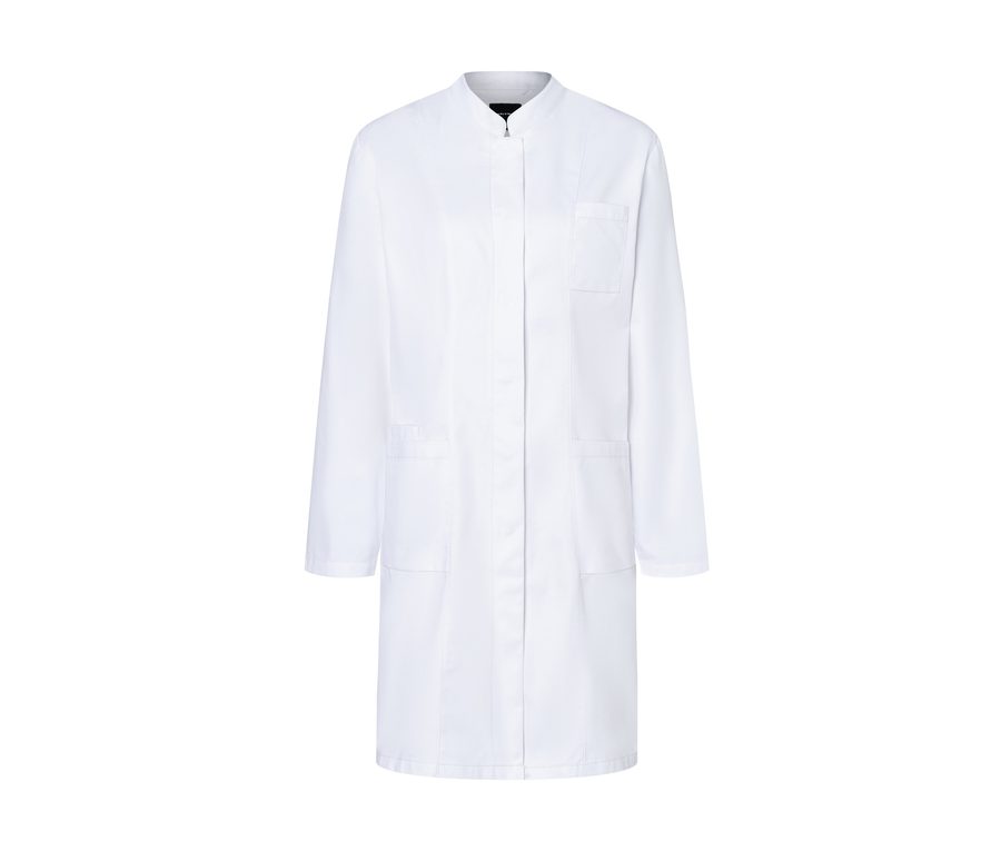 WOMEN'S WORK BASIC COAT — Farbe WHITE