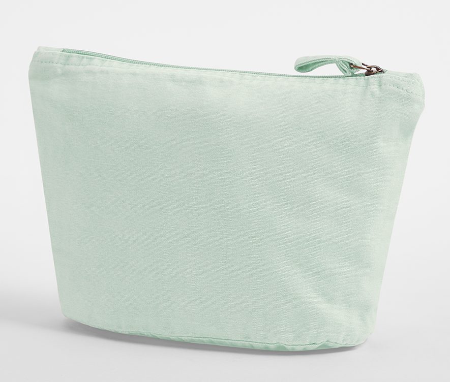 GARMENT DYED ACCESSORY BAG — Farbe VINTAGE AQUA