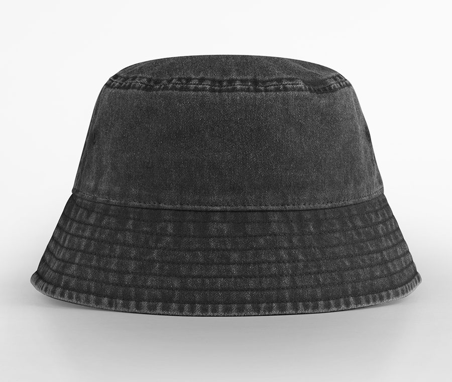 VINTAGE BUCKET HAT — Farbe VINTAGE BLACK