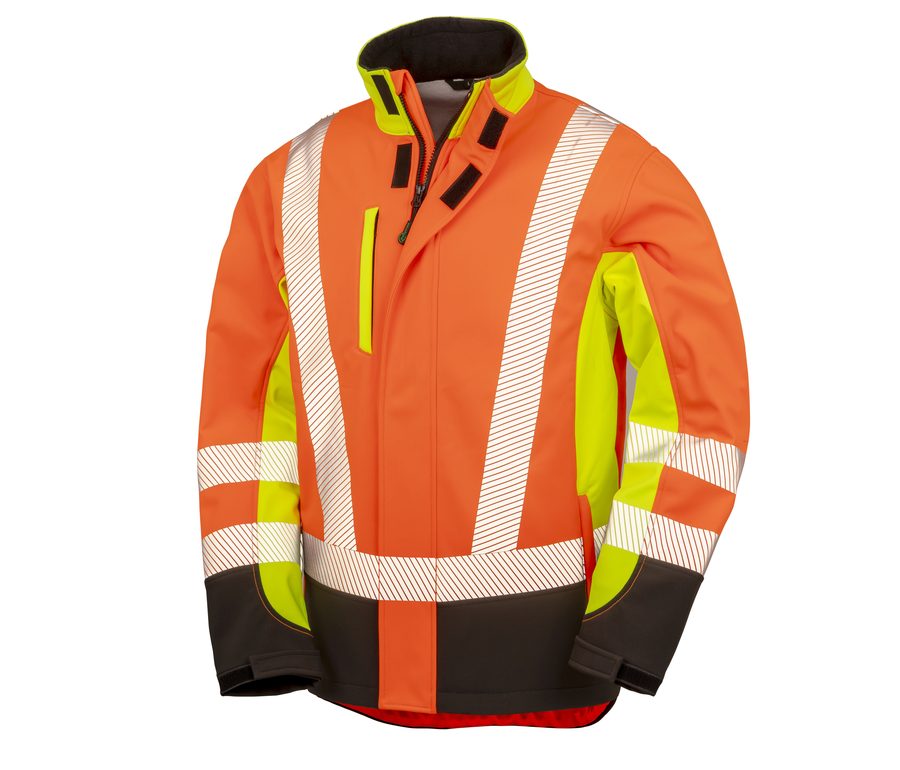 RECYCLED 3-LAYER PRINTABLE — Farbe FLUO YELLOW/FLUO ORANGE/BLACK