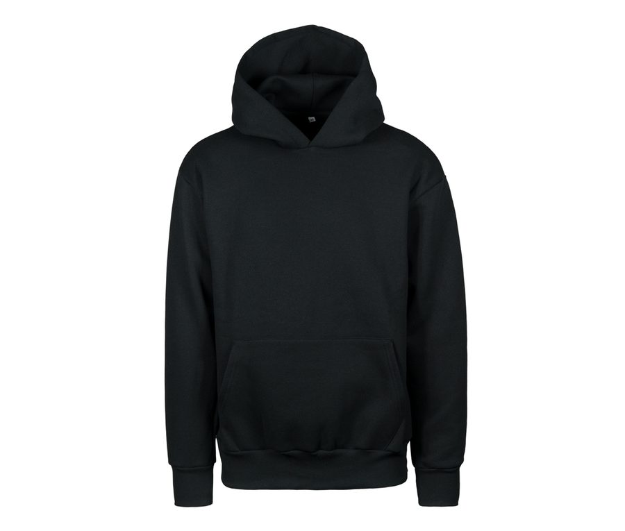 OVERSIZED HOODED SWEATSHIRT — Farbe BLACK