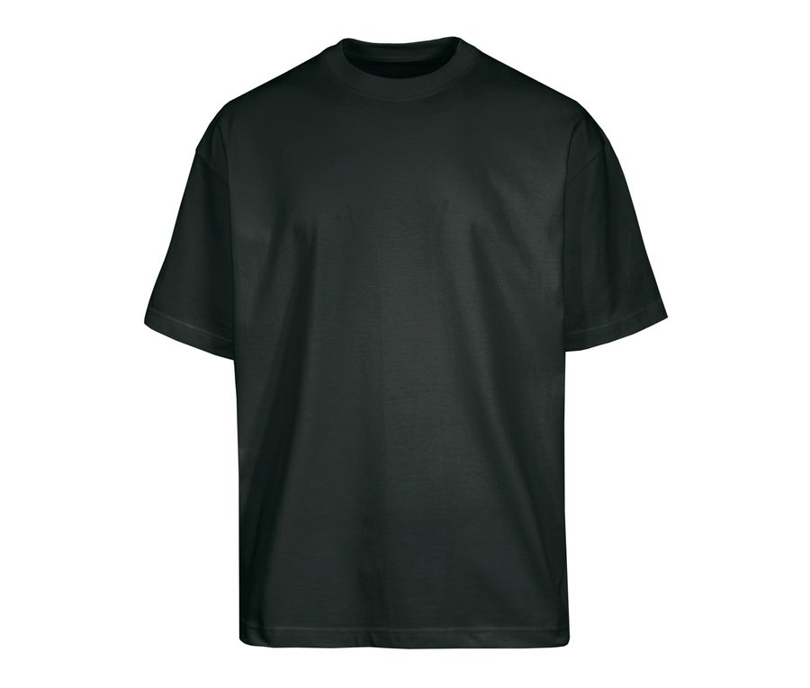 SHORT SLEEVE CREW NECK T-SHIRT — Farbe BLACK
