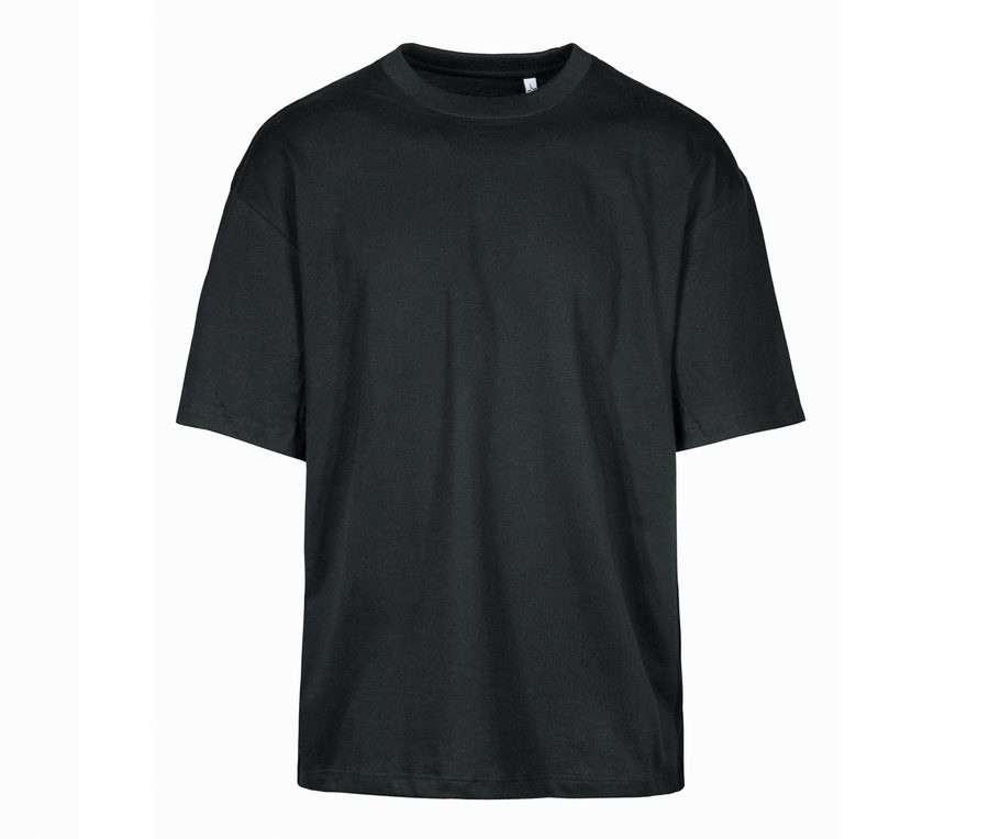 HEAVYWEIGHT OVERSIZED CREW NECK T-SHIRT — Farbe BLACK