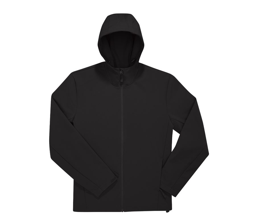 RESET HOODED SOFTSHELL — Farbe BLACK