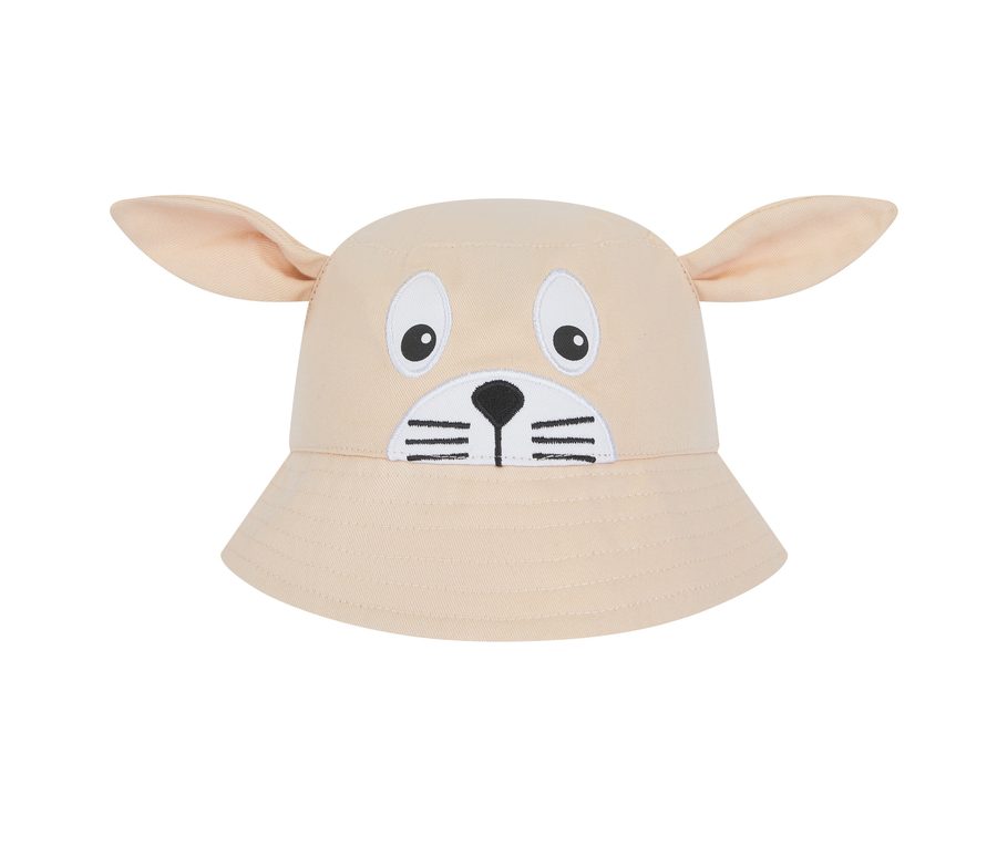 BABY BUCKET HAT — Farbe BEIGE BUNNY