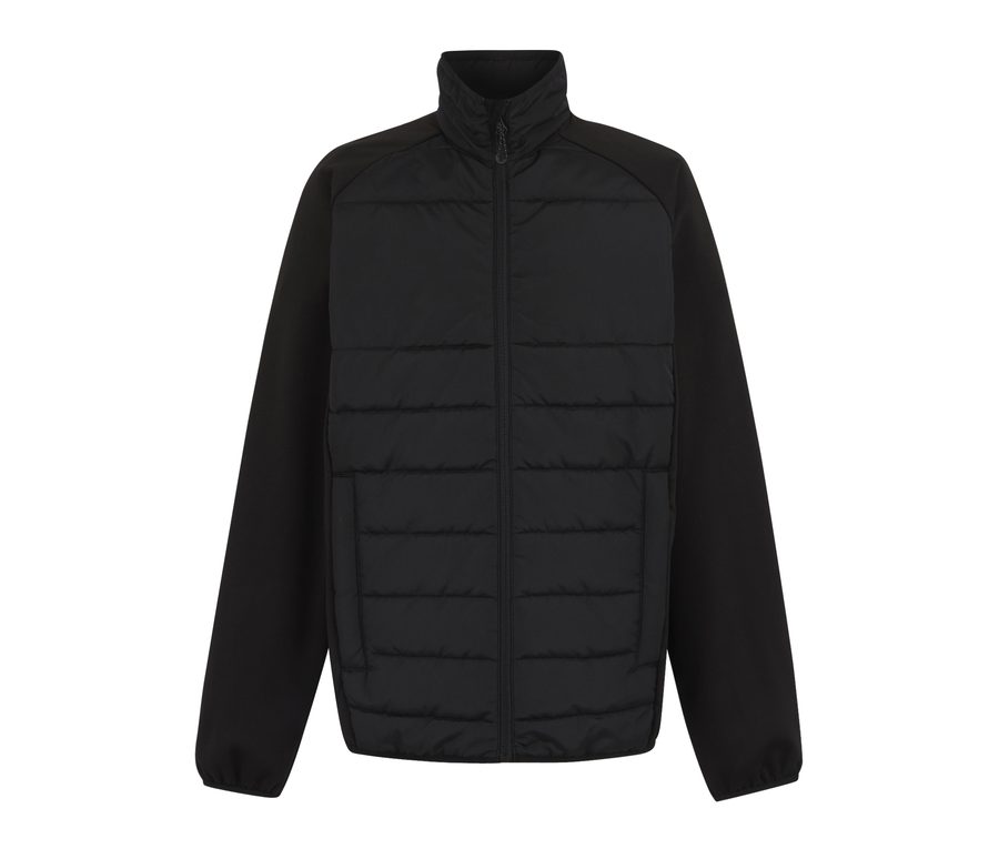 ESSENTIAL HYBRID JACKET — Farbe BLACK
