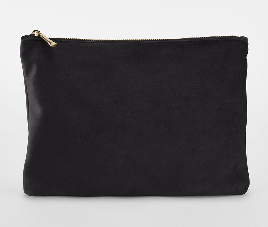 VELVET ACCESSORY POUCH — Farbe BLACK ONYX