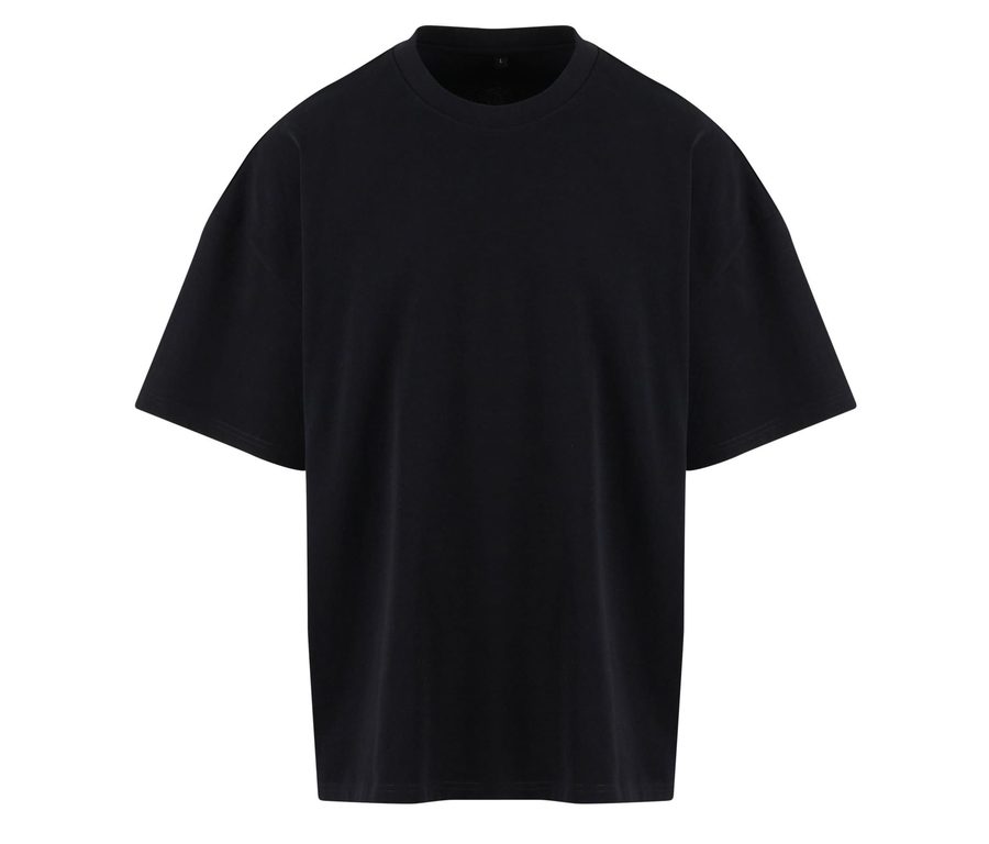 HEAVY JERSEY OVERSIZED TEE — Farbe BLACK