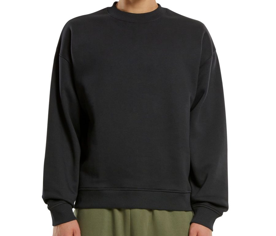 OVERSIZED CREWNECK — Farbe BLACK