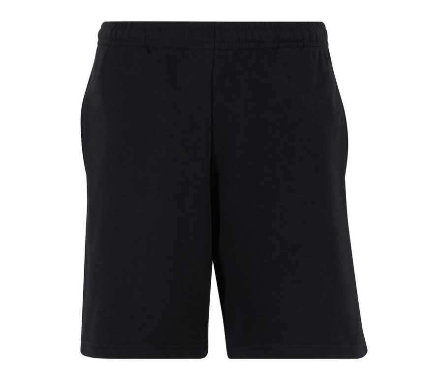 REGULAR FIT SWEAT SHORTS — Farbe BLACK