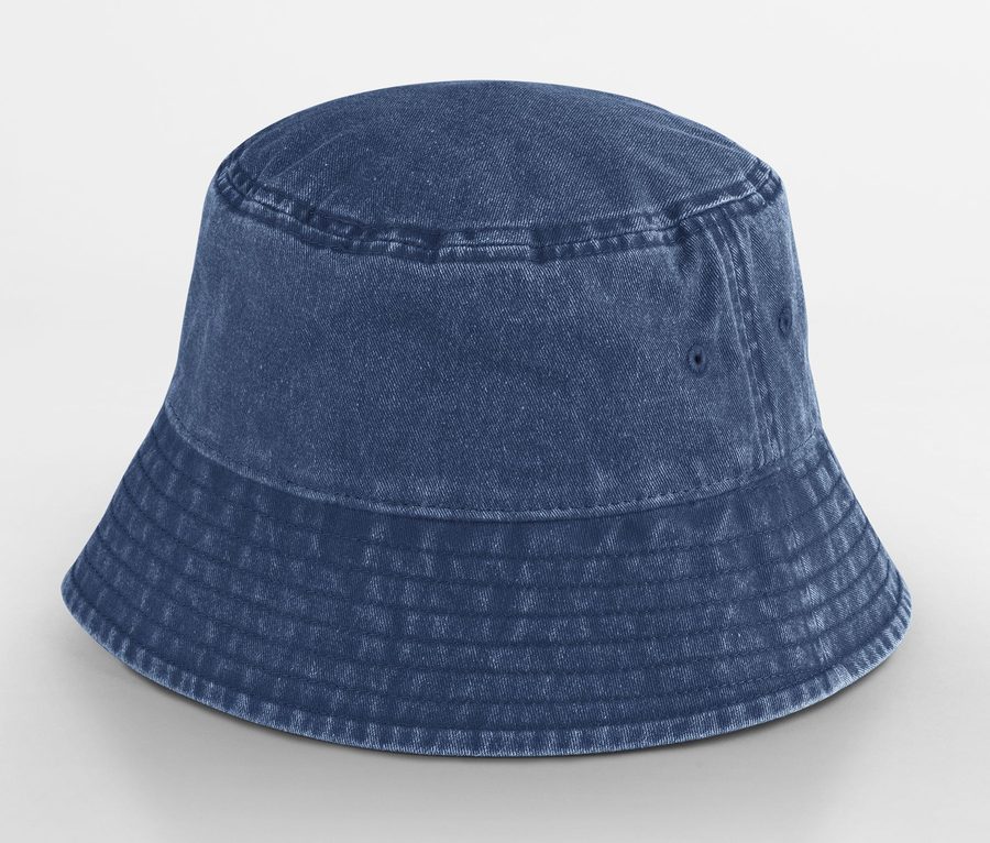 JUNIOR VINTAGE BUCKET HAT — Farbe VINTAGE DENIM