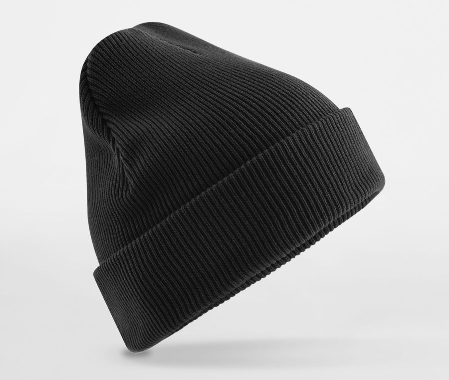 PREMIUM ORGANIC COTTON ORIGINAL CUFFED BEANIE — Farbe BLACK