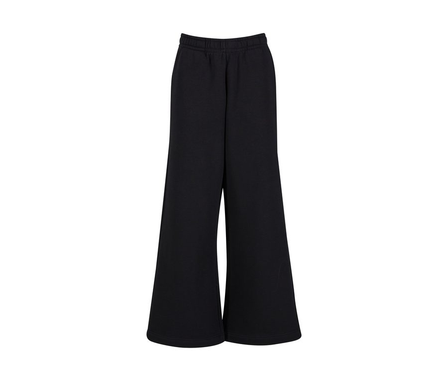 LADIES WIDELEG SWEATPANTS — Farbe BLACK