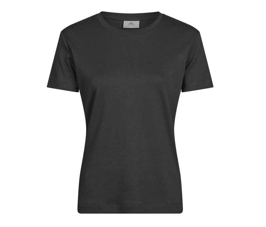 WOMEN’S PIMA COTTON TEE — Farbe BLACK