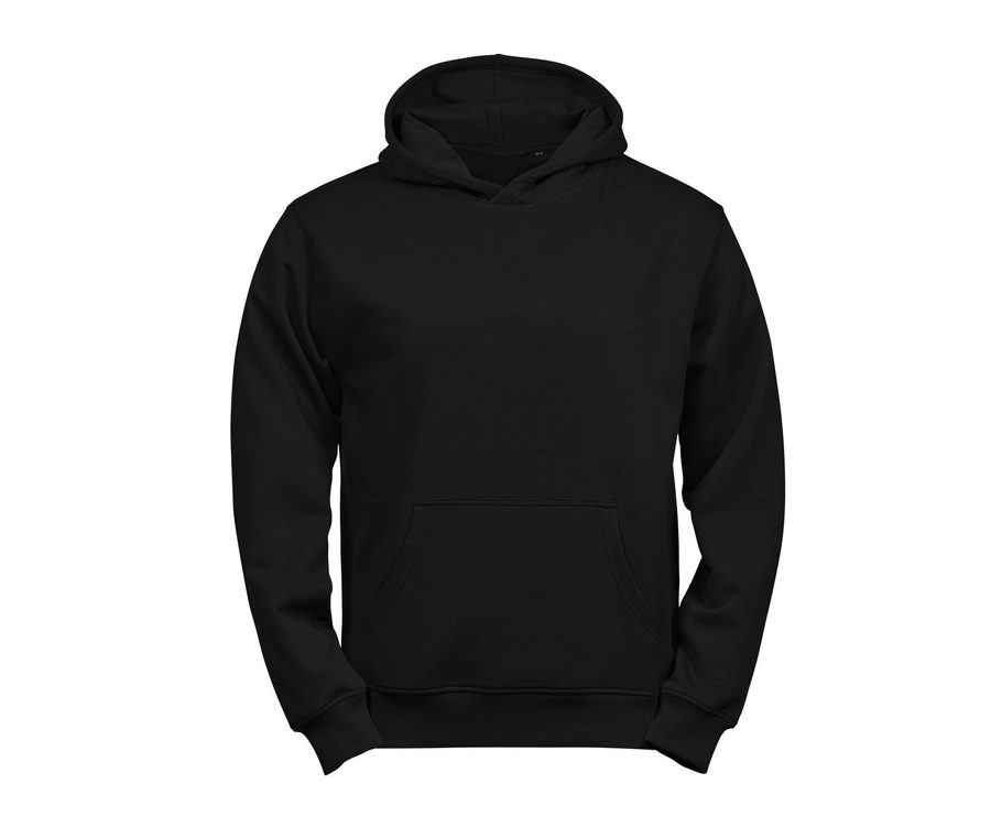 JUNIOR UNLABELED HOODED SWEATSHIRT — Farbe BLACK