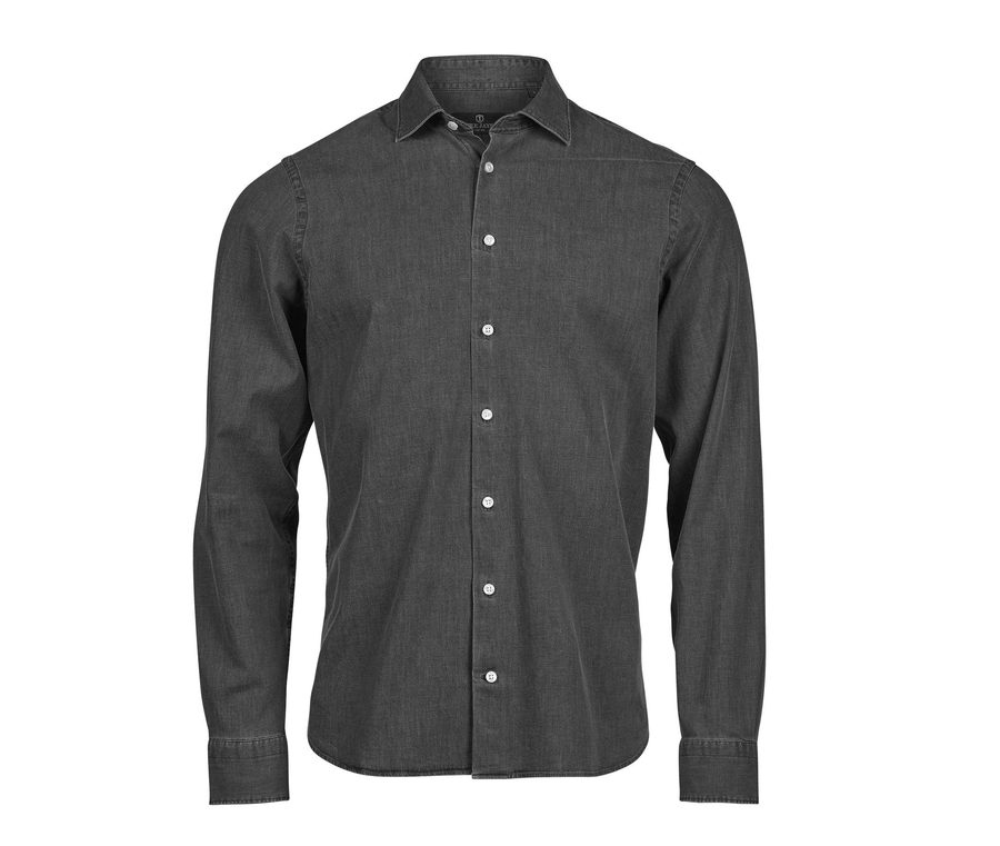 DENIM SHIRT — Farbe BLACK DENIM