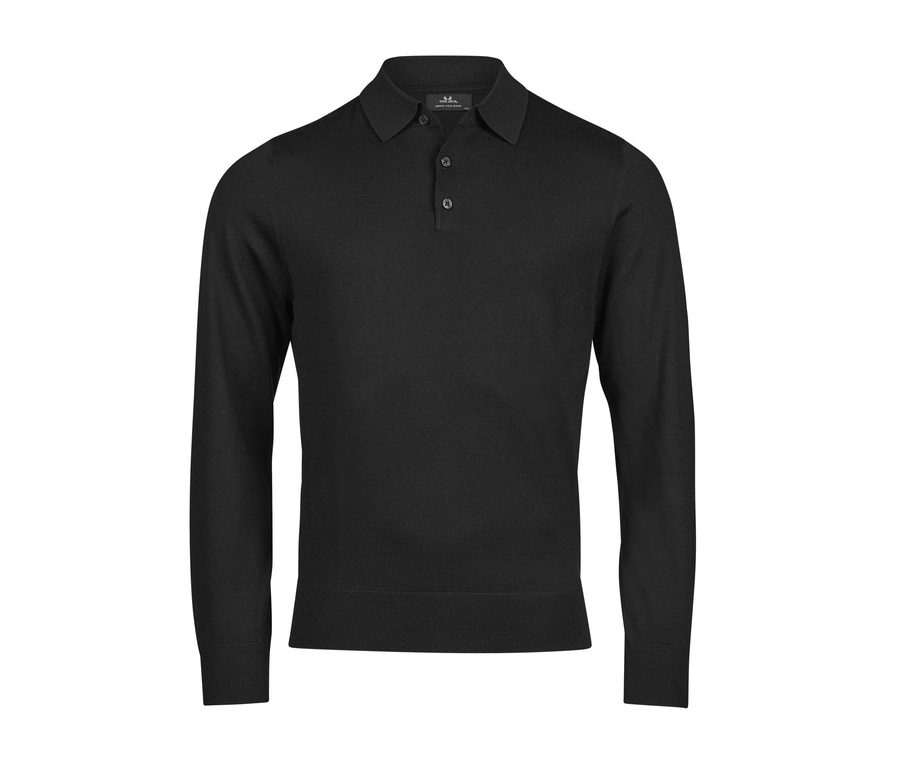POLO KNIT — Farbe BLACK