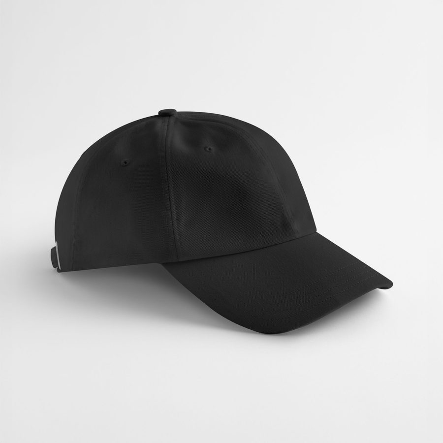 EARTHAWARE® ORGANIC COTTON STUDIO CAP — Farbe BLACK