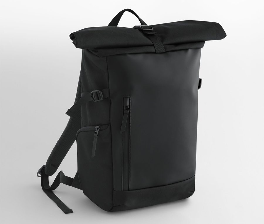 ZÜRICH ROLL-TOP BACKPACK — Farbe BLACK