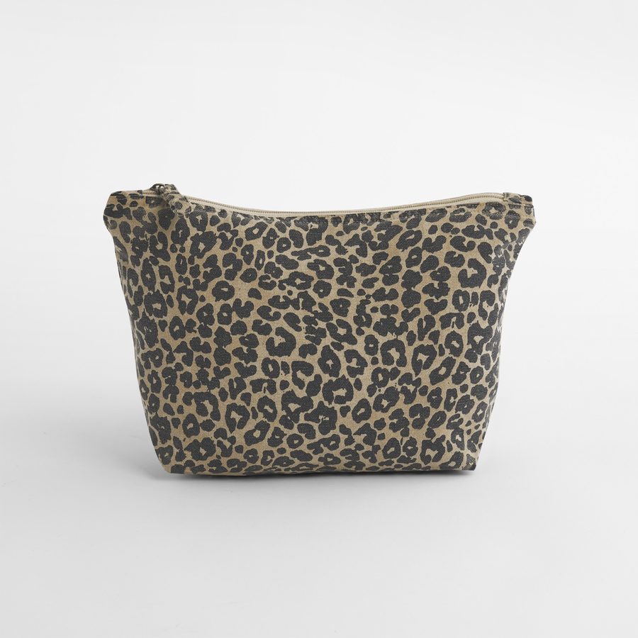 LEOPARD PRINT CANVAS ACCESSORY BAG — Farbe VINTAGE LEOPARD PRINT