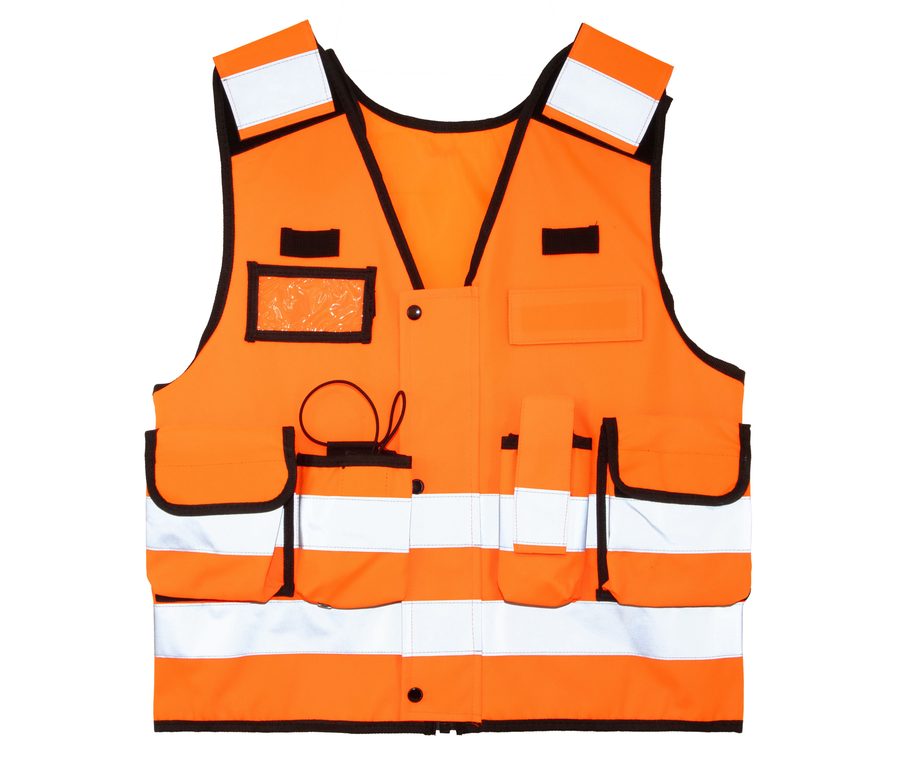 TACTICAL SAFETY VEST "STAMMHEIM" — Farbe HI-VIS ORANGE