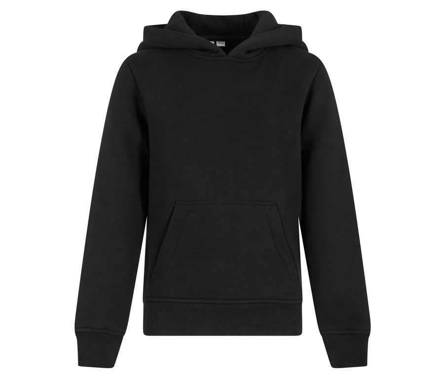 KIDS BASIC HOODY — Farbe BLACK