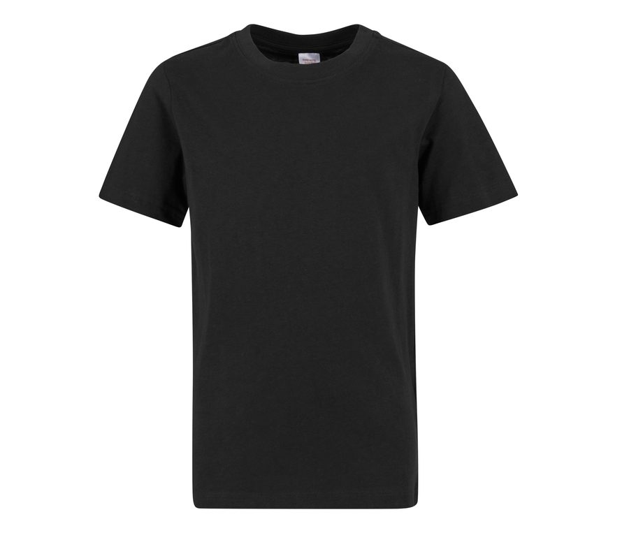 KIDS BASIC REGULAR FIT TEE — Farbe BLACK