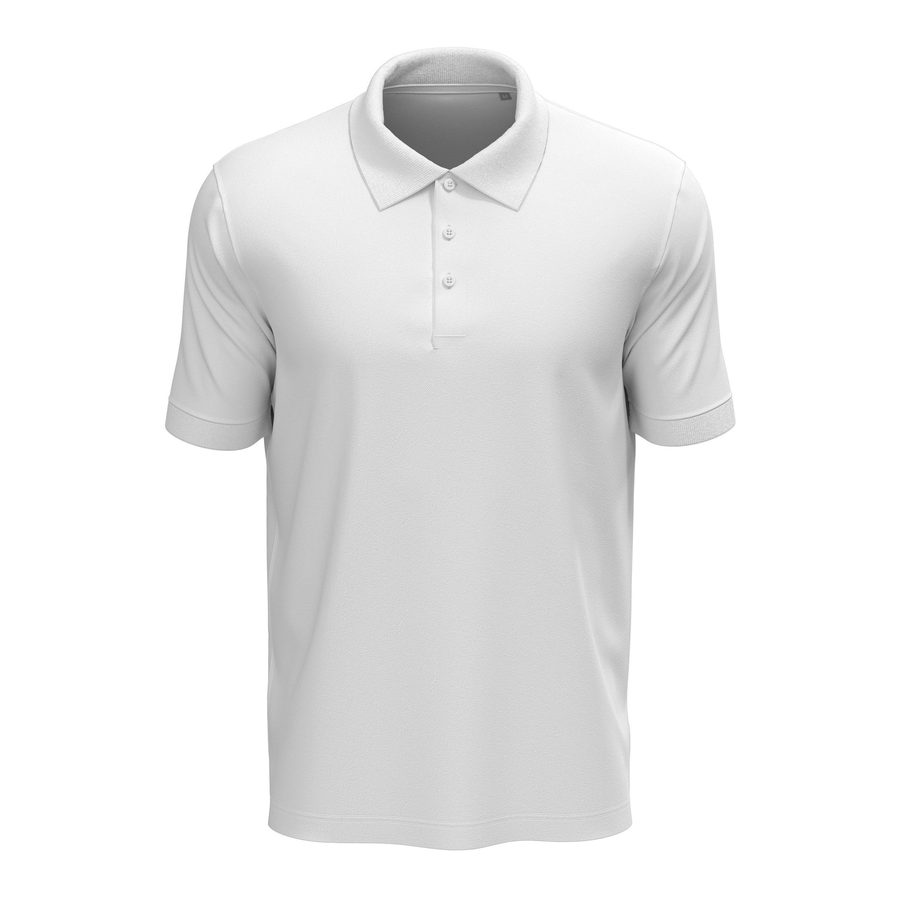 LUX POLO MEN — Farbe WHITE