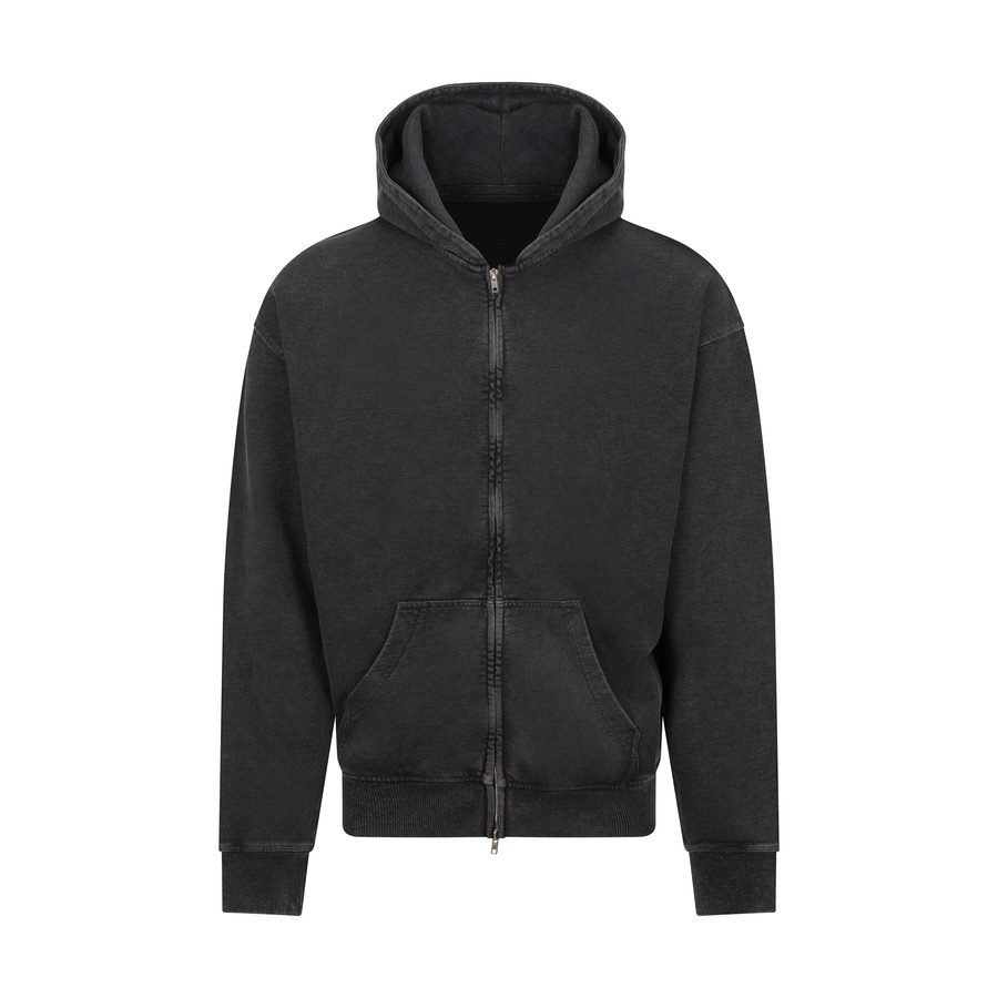 VINTAGE WASHED ZOODIE — Farbe WASHED BLACK