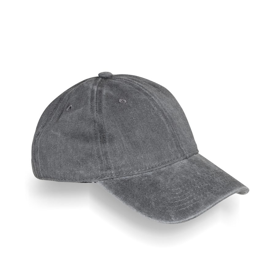 PURE COTTON VINTAGE CAP — Farbe VINTAGE BLACK