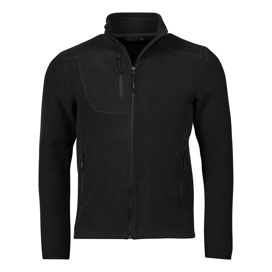TRAIL FLEECE JACKET — Farbe BLACK