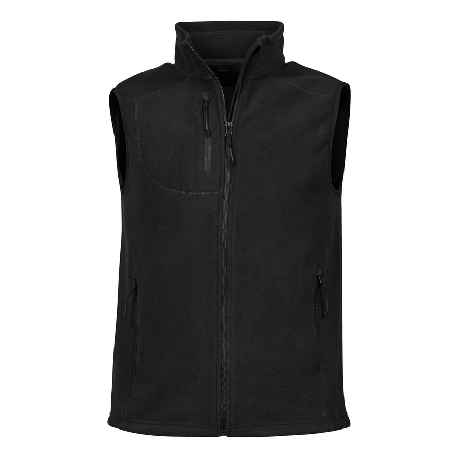 TRAIL FLEECE BODYWARMER — Farbe BLACK