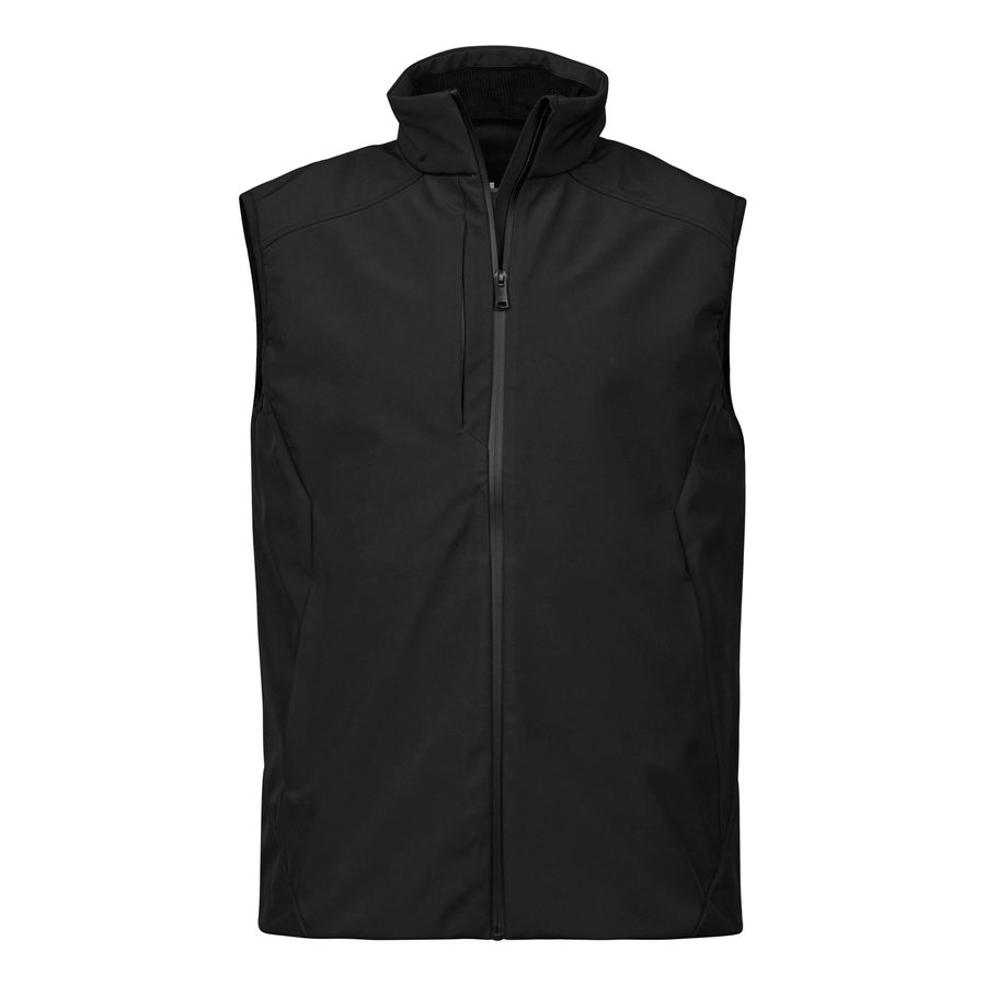 PERFORMANCE SOFTSHELL BODYWARMER — Farbe BLACK