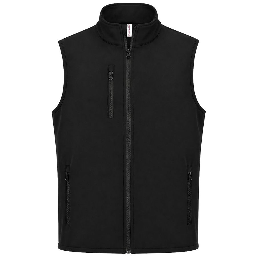 JT SOFTSHELL VEST — Farbe BLACK