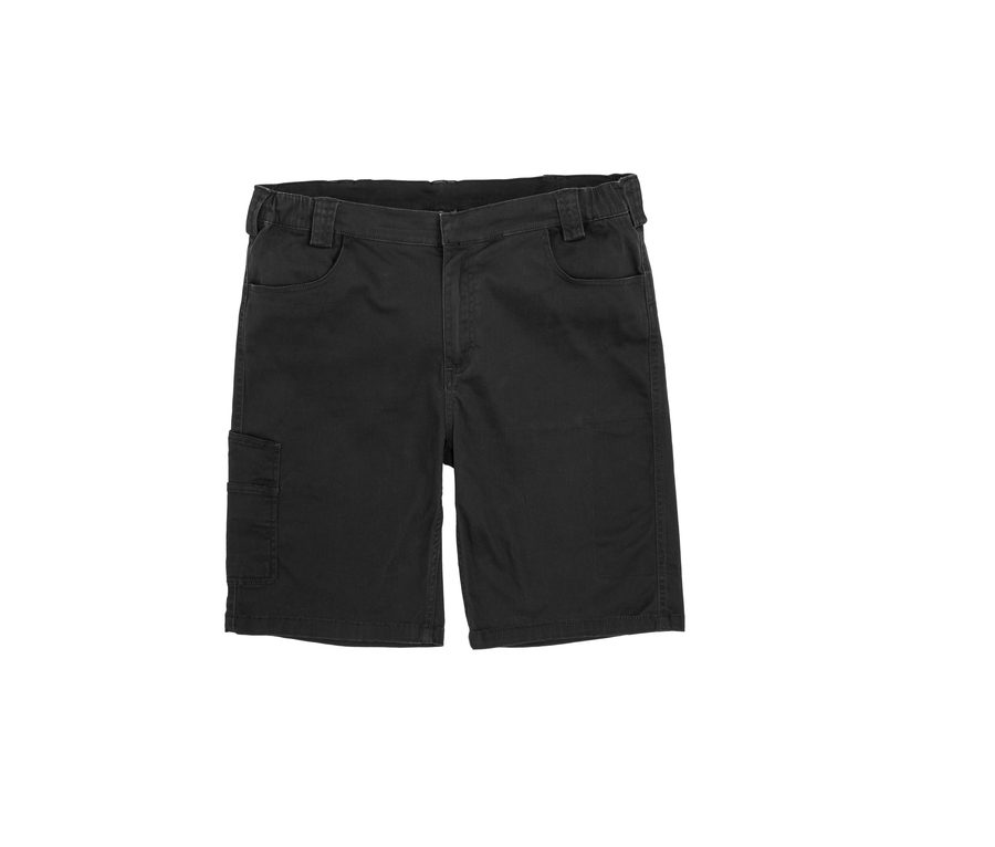 SUPER STRETCH SLIM CHINO SHORTS — Farbe BLACK