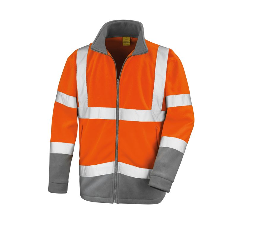 SAFETY MICROFLEECE — Farbe FLUORESCENT ORANGE