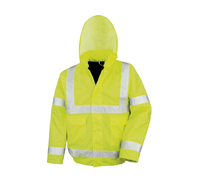 HI VIZ WINTER SAFETY BLOUSON — Farbe FLUORESCENT YELLOW