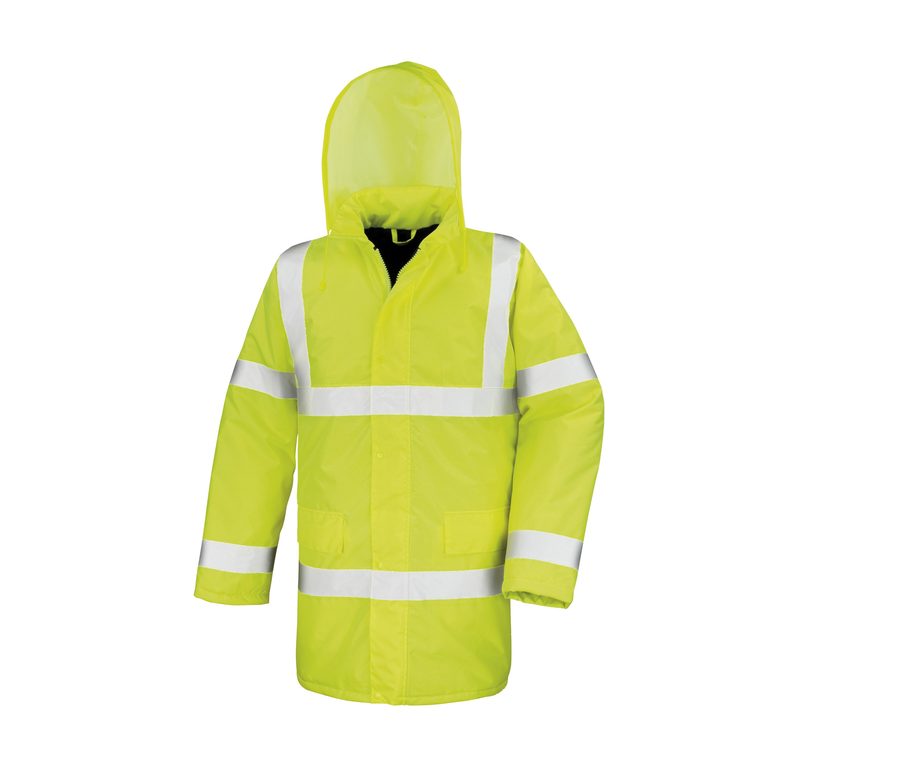 HI-VIS MOTORWAY SAFETY COAT — Farbe FLUO YELLOW