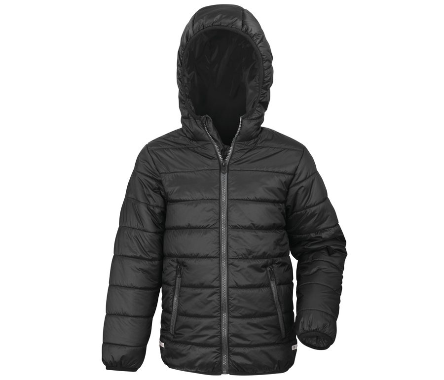 JUNIOR/YOUTH PADDED JACKET — Farbe BLACK