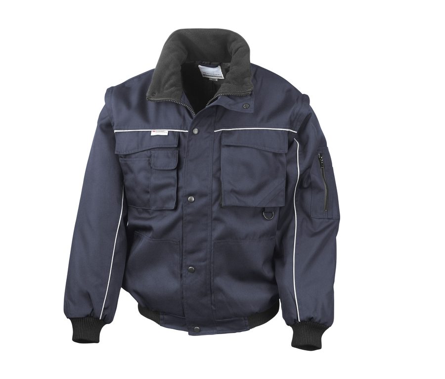 ZIP SLEEVE HEAVY DUTY JACKET — Farbe NAVY