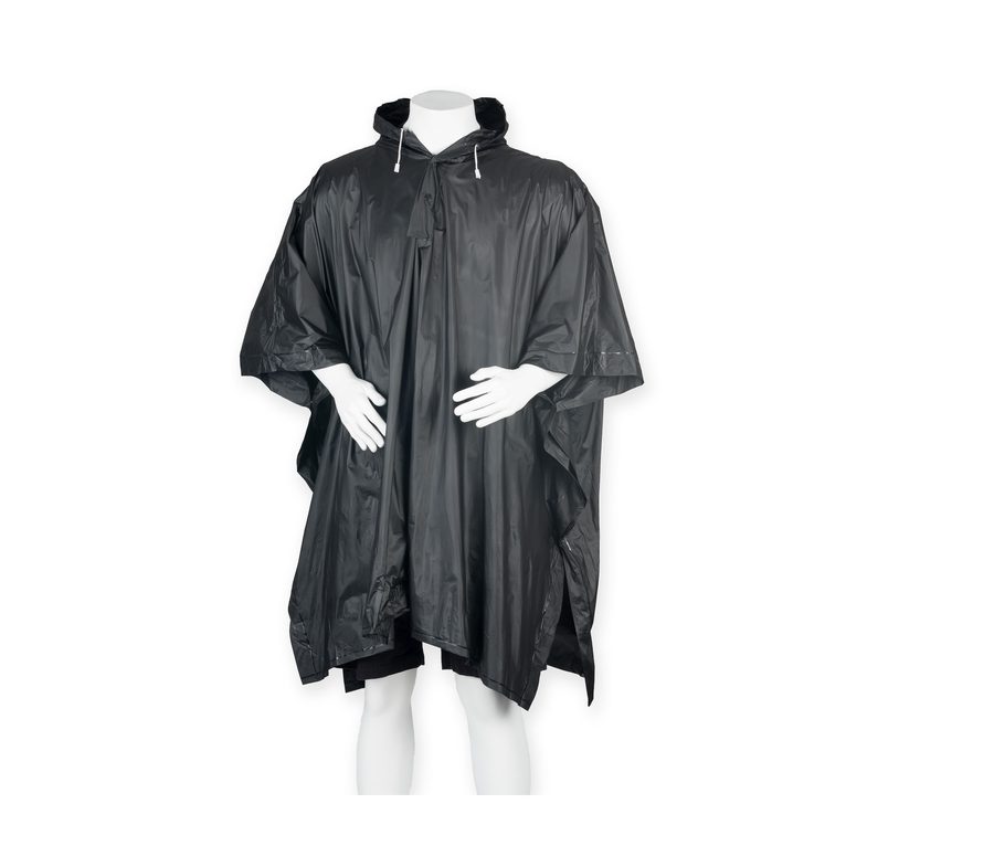 RAIN PONCHO — Farbe BLACK