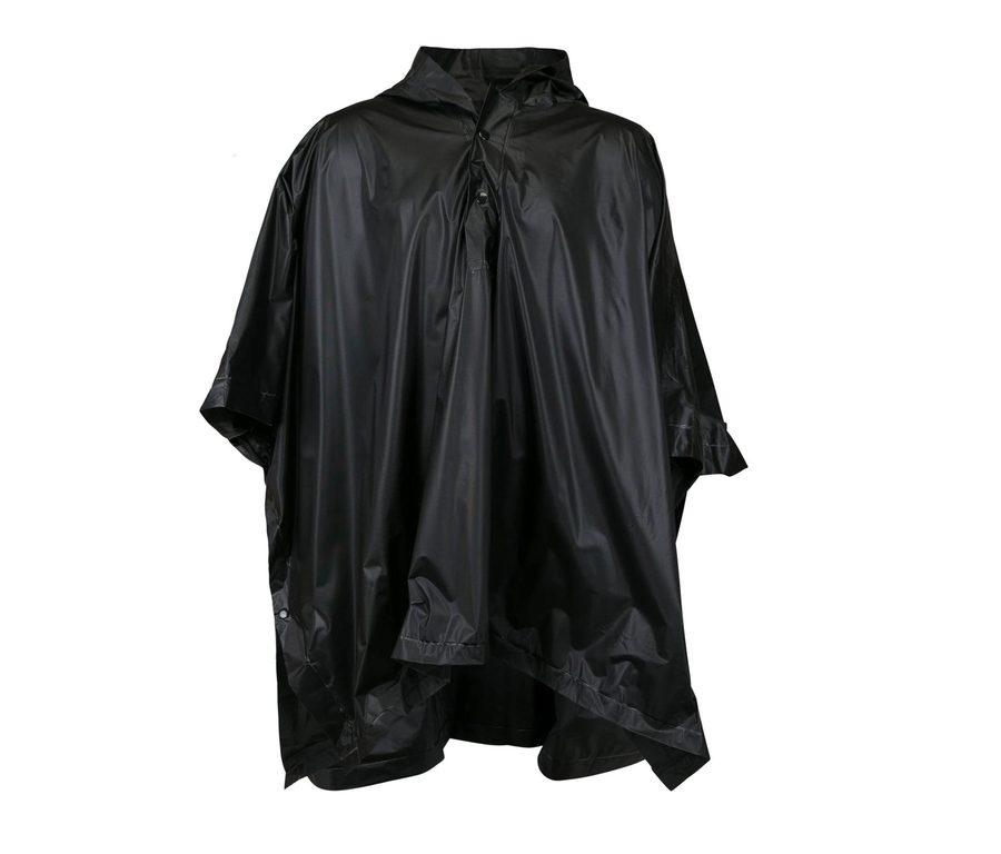 KIDS SPLASHMACS PONCHO — Farbe BLACK