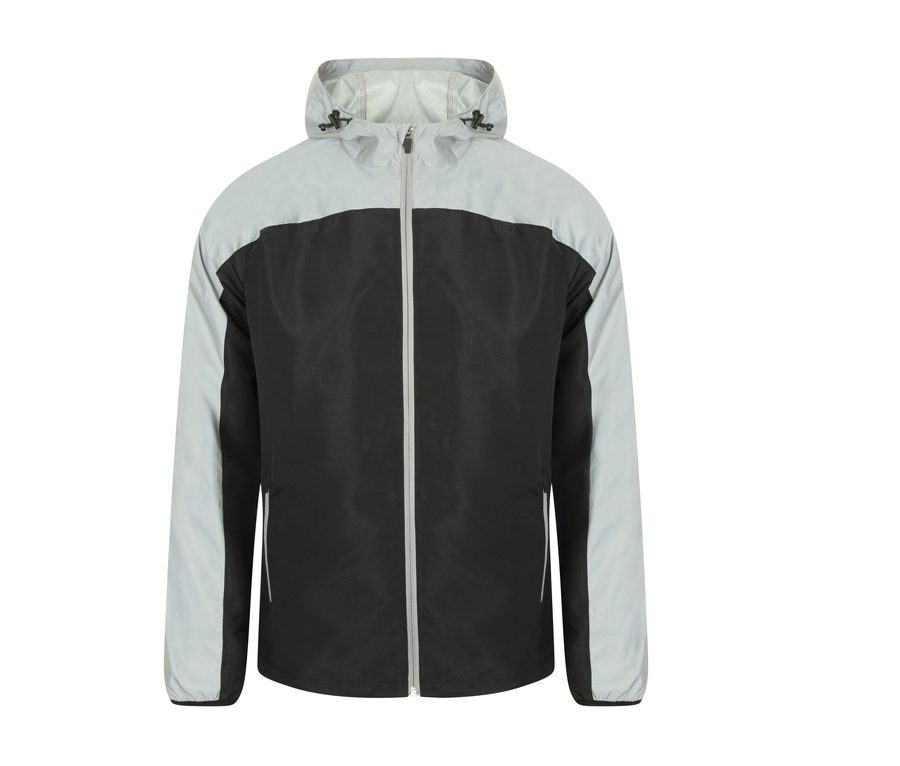 HI VIZ JACKET — Farbe BLACK/REFLECTIVE