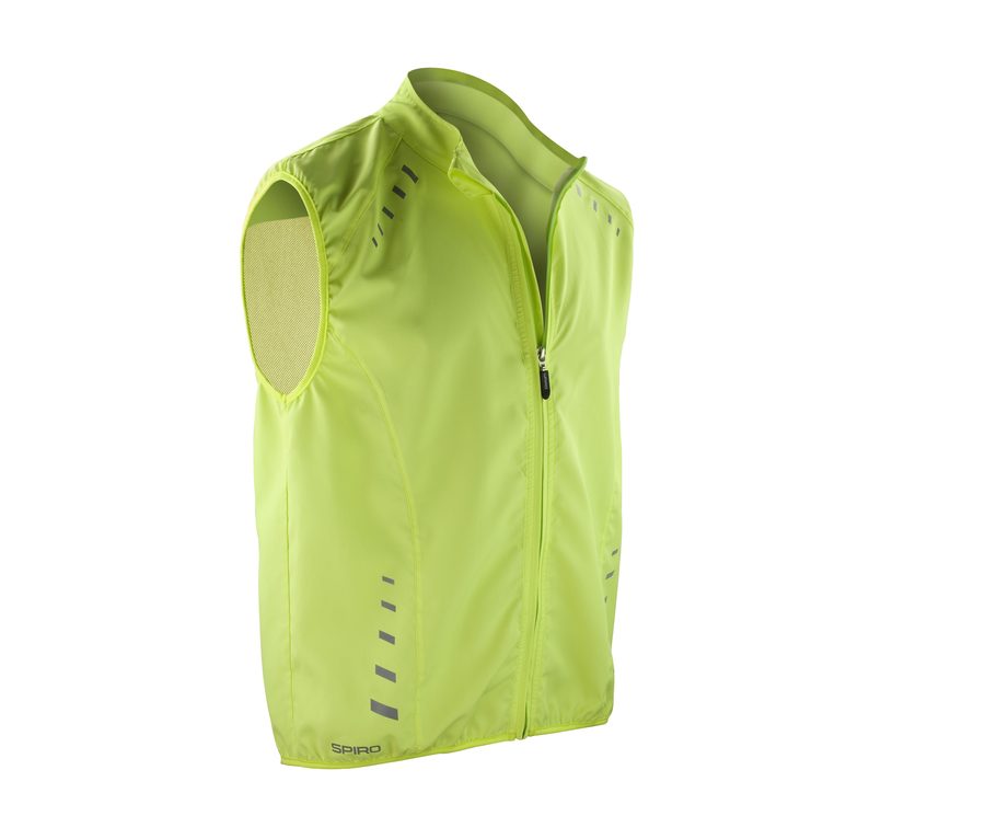 BIKEWEAR CROSSLITE GILET — Farbe NEON LIME