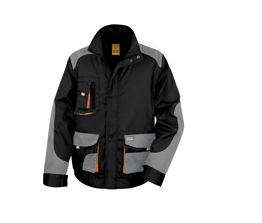 LITE JACKET — Farbe BLACK/GREY/ORANGE
