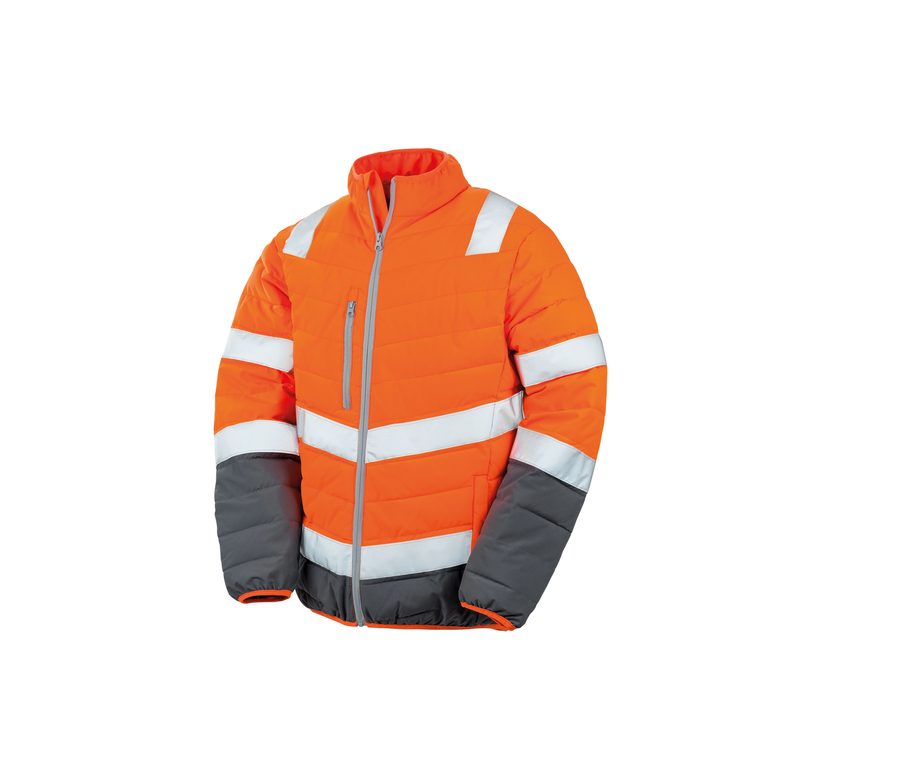 SOFT PADDED SAFETY JACKET — Farbe FLUORESCENT ORANGE