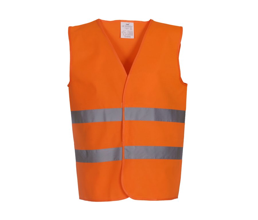 HI-VIS TWO BANDS WAISTCOAT — Farbe HI VIS ORANGE