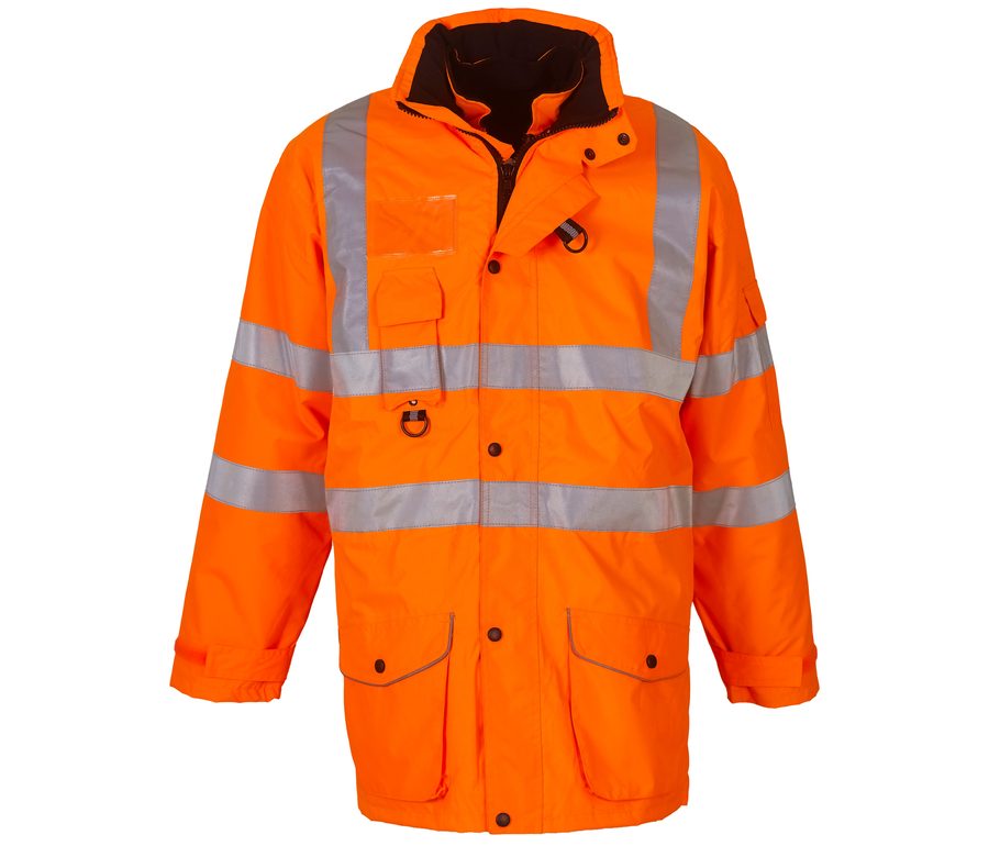 HI-VIS 7-IN-1 JACKET — Farbe HI VIS ORANGE