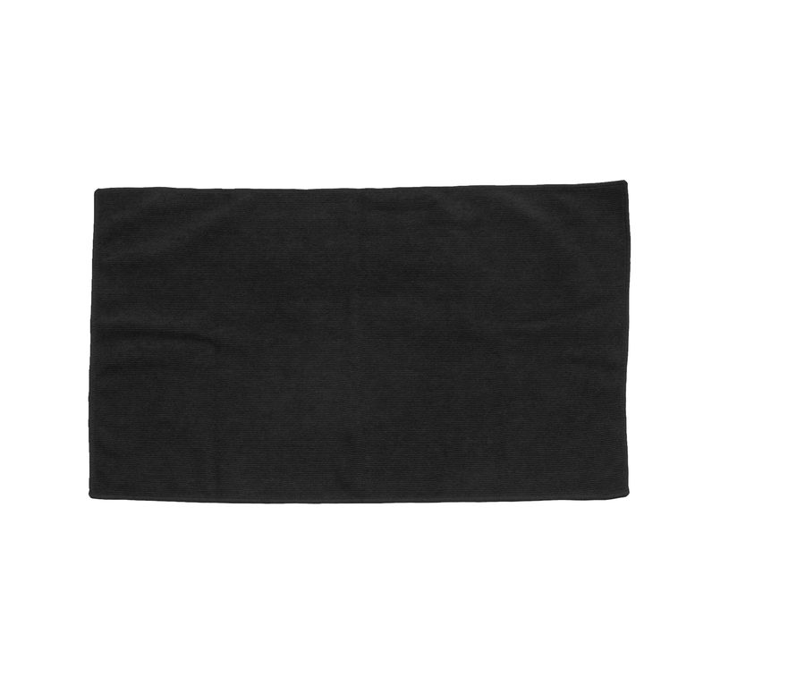 MICROFIBRE BATH TOWEL — Farbe BLACK