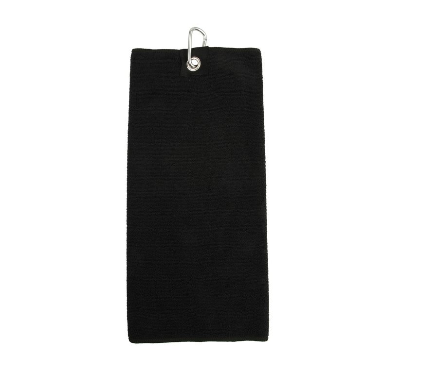MICROFIBER GOLF TOWEL — Farbe BLACK
